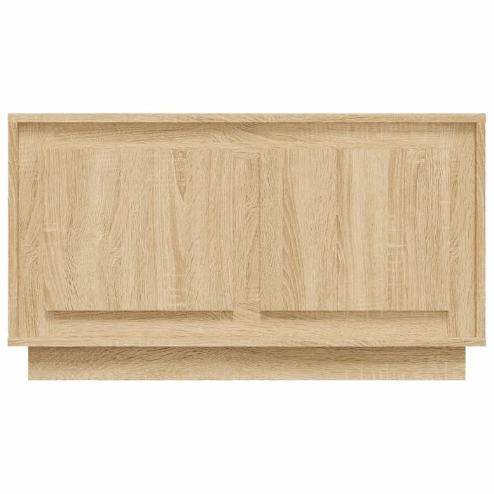 Meuble TV chêne sonoma 80x35x45 cm bois d'ingénierie - Photo n°6