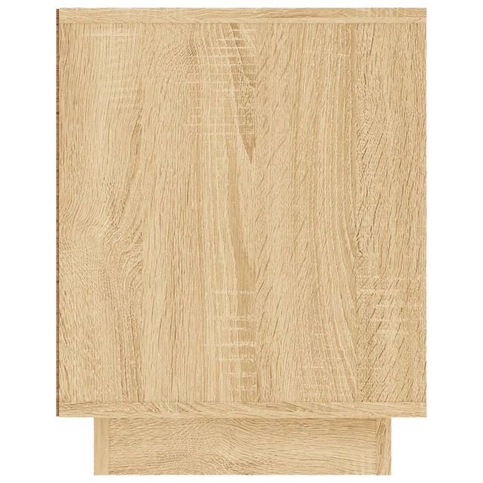 Meuble TV chêne sonoma 80x35x45 cm bois d'ingénierie - Photo n°8