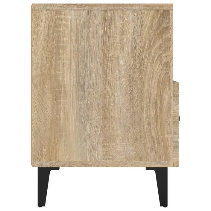 Meuble TV Chêne sonoma 80x36x50 cm Bois d'ingénierie - Photo n°8