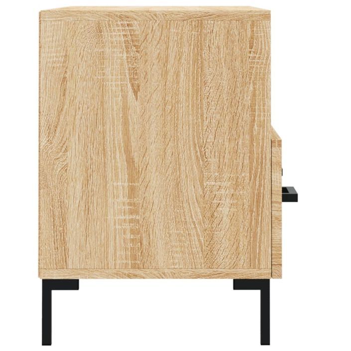 Meuble TV Chêne sonoma 80x36x50 cm Bois d'ingénierie - Photo n°7