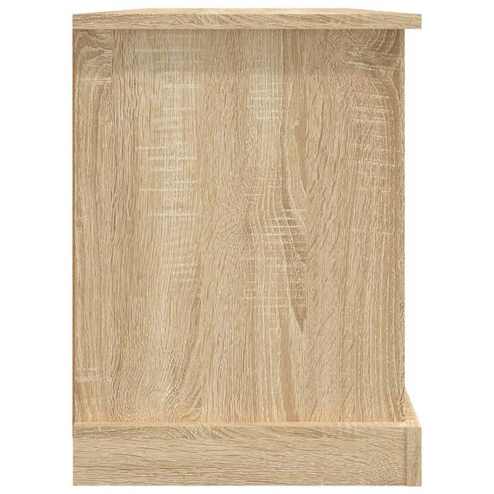 Meuble TV chêne sonoma 99,5x35,5x48 cm bois d'ingénierie - Photo n°7