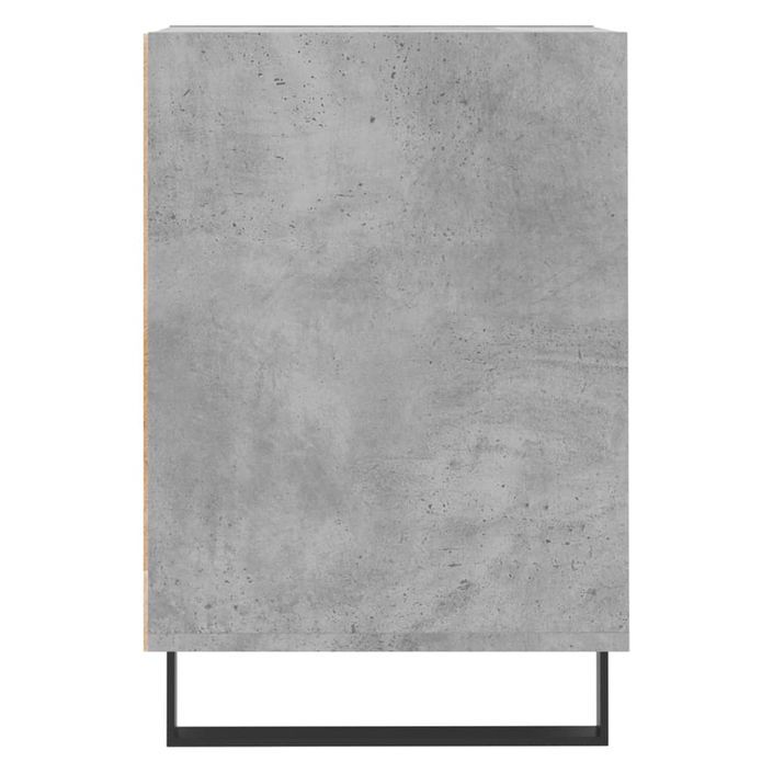 Meuble TV Gris béton 100x35x55 cm Bois d'ingénierie - Photo n°7