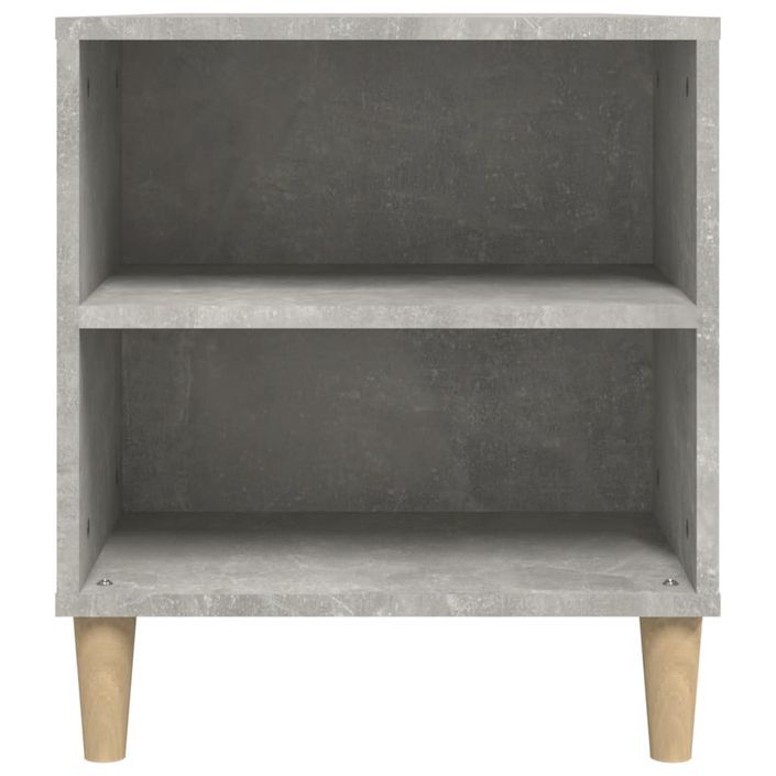 Meuble TV Gris béton 102x44,5x50 cm Bois d'ingénierie - Photo n°8