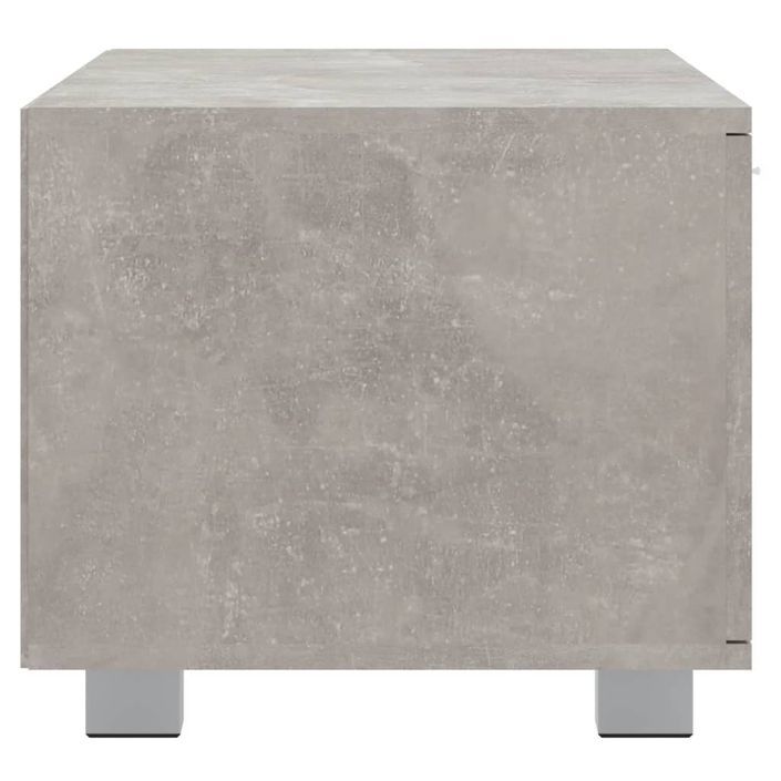 Meuble TV Gris béton 120x40,5x35 cm Bois d'ingénierie - Photo n°6