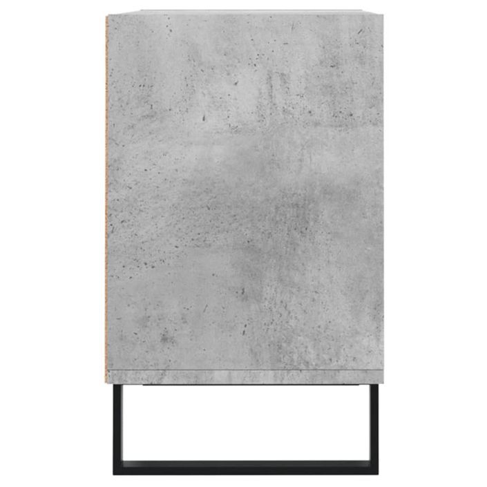 Meuble TV gris béton 69,5x30x50 cm bois d'ingénierie - Photo n°5