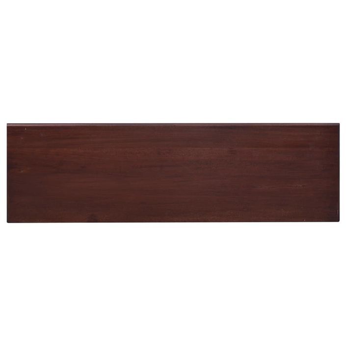 Meuble TV Marron classique 100x30x45 cm Bois d'acajou massif 2 - Photo n°7