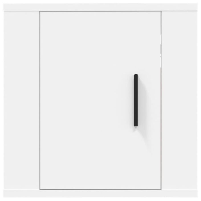 Meuble TV mural Blanc 40x34,5x40 cm - Photo n°5