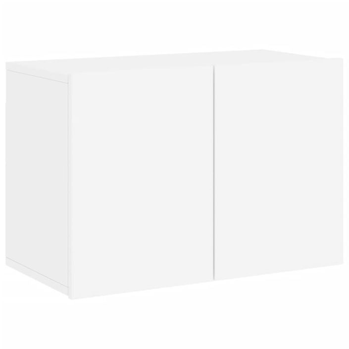 Meuble TV mural blanc 60x30x41 cm - Photo n°1