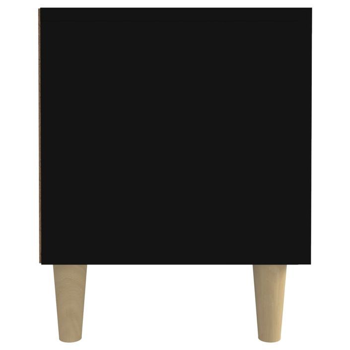 Meuble TV noir 180x31,5x40 cm bois d'ingénierie - Photo n°8
