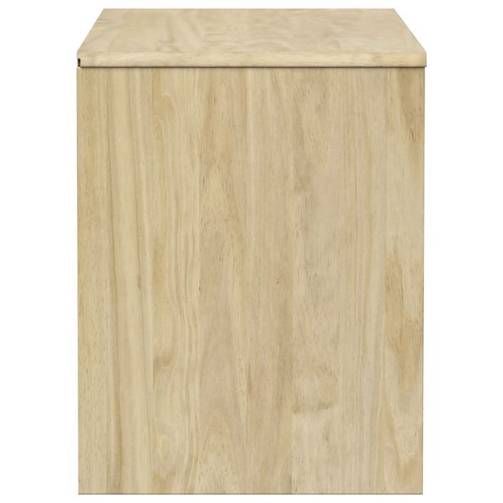 Meuble TV SAUDA chêne 99x43x55 cm bois de pin massif - Photo n°5