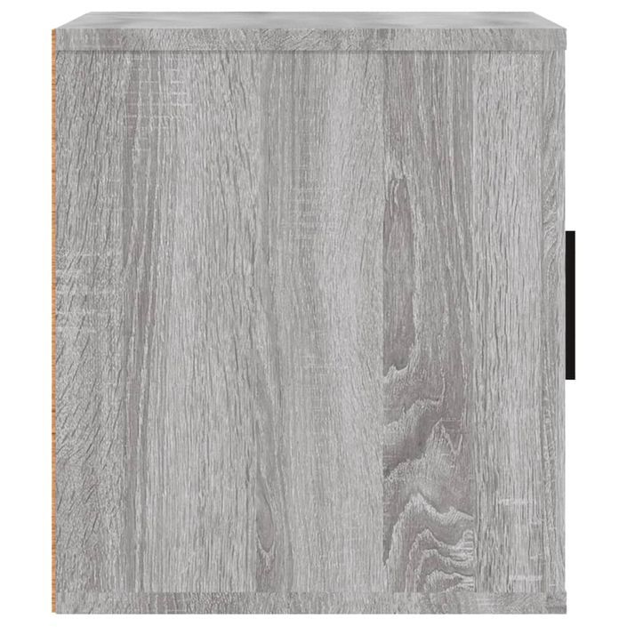 Meuble TV Sonoma gris 100x35x40 cm Bois d'ingénierie - Photo n°7