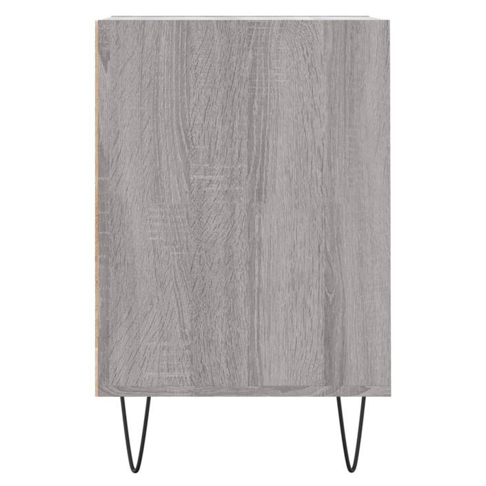 Meuble TV Sonoma gris 100x35x55 cm Bois d'ingénierie - Photo n°7