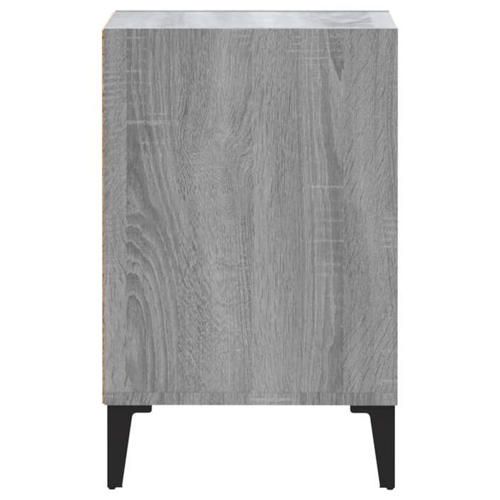 Meuble TV Sonoma gris 100x35x55 cm Bois d'ingénierie - Photo n°7