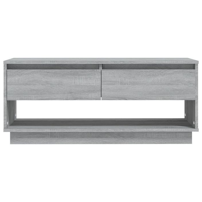 Meuble TV Sonoma gris 102x41x44 cm Bois d'ingénierie - Photo n°5