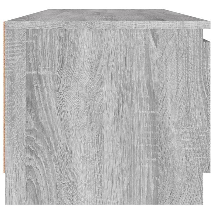 Meuble TV Sonoma gris 140x40x35,5 cm Bois d'ingénierie - Photo n°4