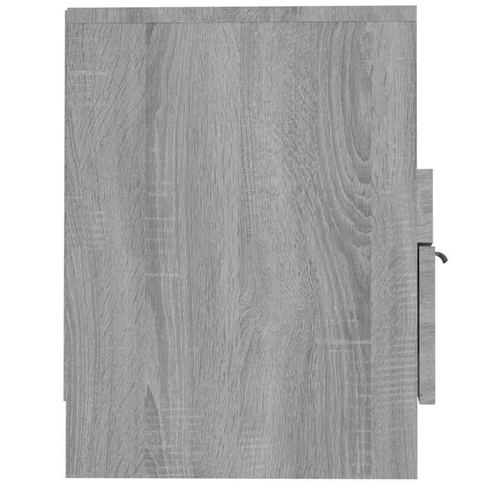 Meuble TV Sonoma gris 150x33,5x45 cm Bois d'ingénierie - Photo n°6