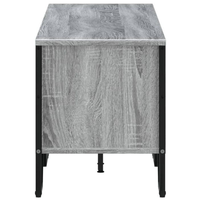 Meuble TV sonoma gris 180x34x41 cm bois d'ingénierie - Photo n°5