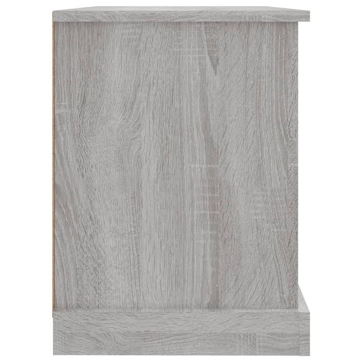 Meuble TV sonoma gris 73x35,5x47,5 cm bois d'ingénierie - Photo n°8