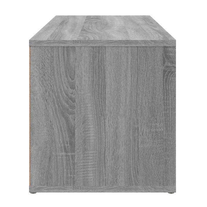 Meuble TV Sonoma gris 80x34x36 cm Bois d'ingénierie - Photo n°8