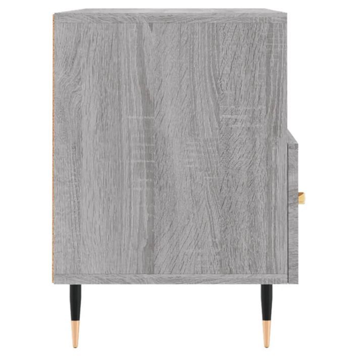 Meuble TV Sonoma gris 80x36x50 cm Bois d'ingénierie - Photo n°7