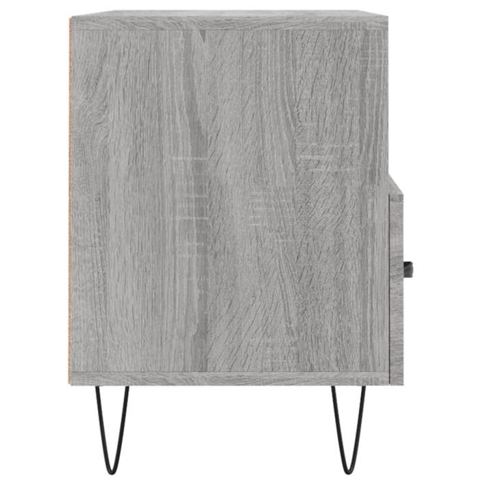 Meuble TV Sonoma gris 80x36x50 cm Bois d'ingénierie - Photo n°7