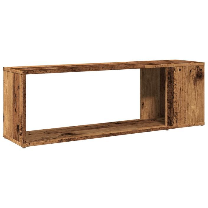 Meuble TV vieux bois 100x24x32 cm bois d'ingénierie - Photo n°6