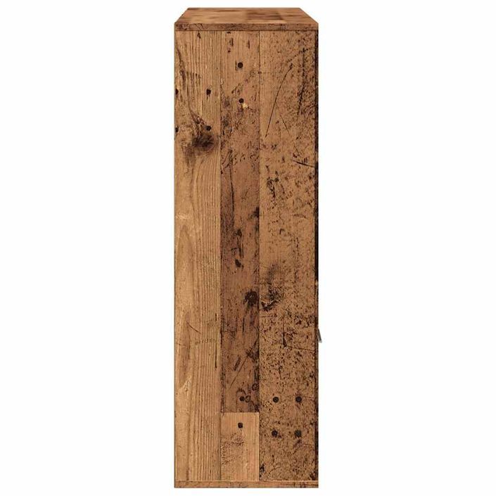 Meuble vieux bois 98x29x97,5 cm bois d'ingénierie - Photo n°7