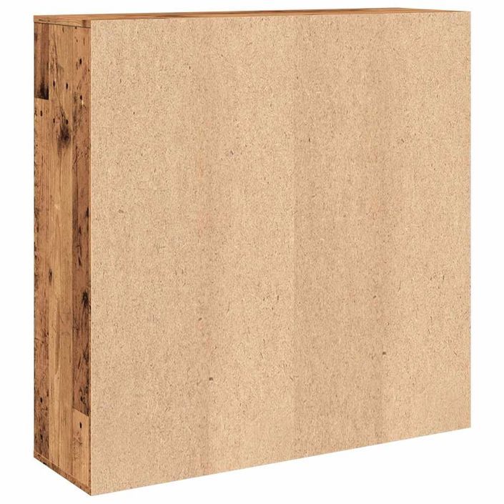 Meuble vieux bois 98x29x97,5 cm bois d'ingénierie - Photo n°8