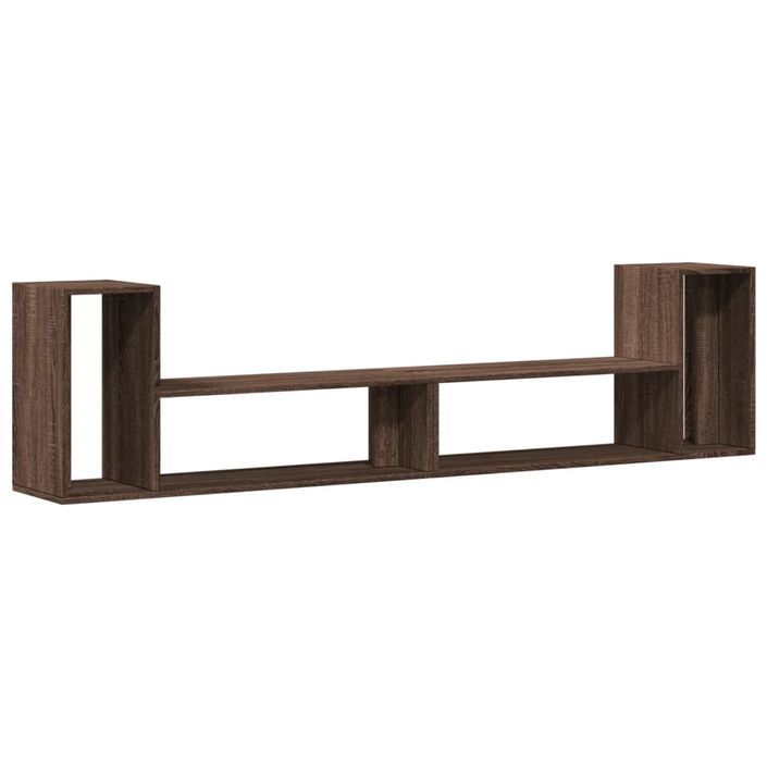 Meubles TV 2 pcs chêne marron 100x30x50 cm bois d'ingénierie - Photo n°1