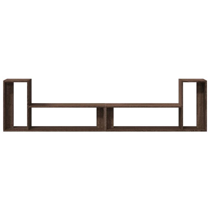 Meubles TV 2 pcs chêne marron 100x30x50 cm bois d'ingénierie - Photo n°6