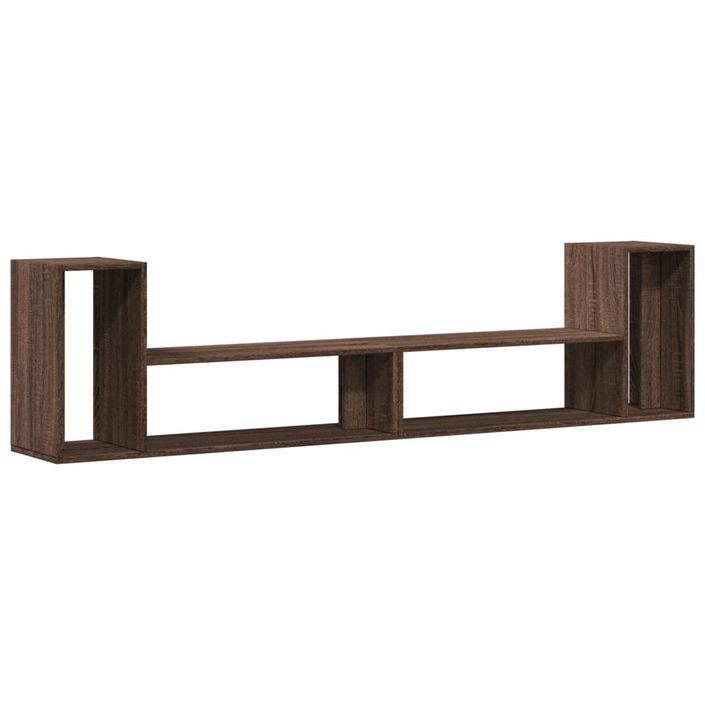 Meubles TV 2 pcs chêne marron 100x30x50 cm bois d'ingénierie - Photo n°8