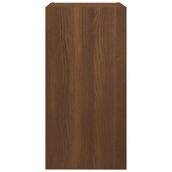 Meubles TV 2 pcs Chêne marron 30,5x30x60 cm Bois d'ingénierie - Photo n°4