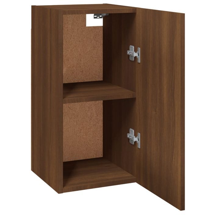 Meubles TV 2 pcs Chêne marron 30,5x30x60 cm Bois d'ingénierie - Photo n°6