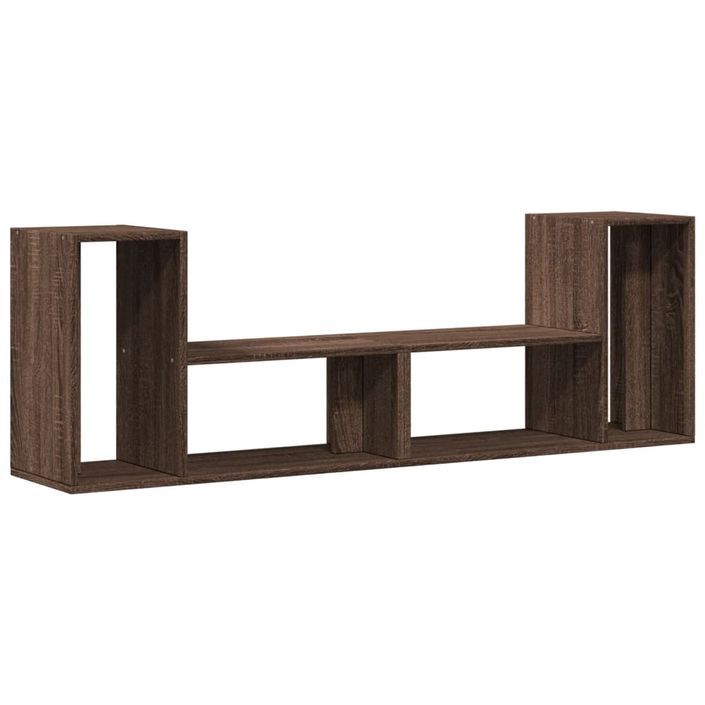 Meubles TV 2 pcs chêne marron 75x30x50 cm bois ingénierie - Photo n°1