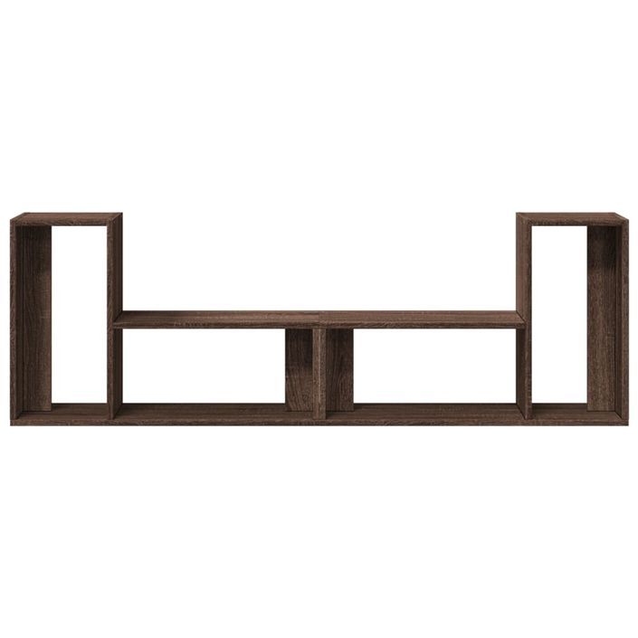 Meubles TV 2 pcs chêne marron 75x30x50 cm bois ingénierie - Photo n°6