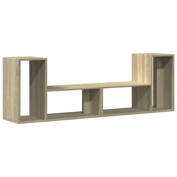 Meubles TV 2 pcs chêne sonoma 75x30x50 cm bois d'ingénierie - Photo n°8