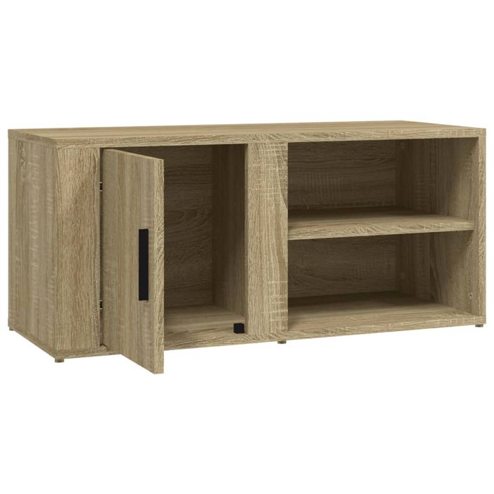 Meubles TV 2 pcs Chêne sonoma 80x31,5x36 cm Bois d'ingénierie - Photo n°9