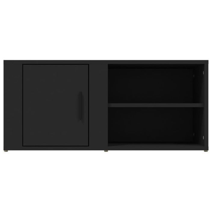 Meubles TV 2 pcs Noir 80x31,5x36 cm Bois d'ingénierie - Photo n°6