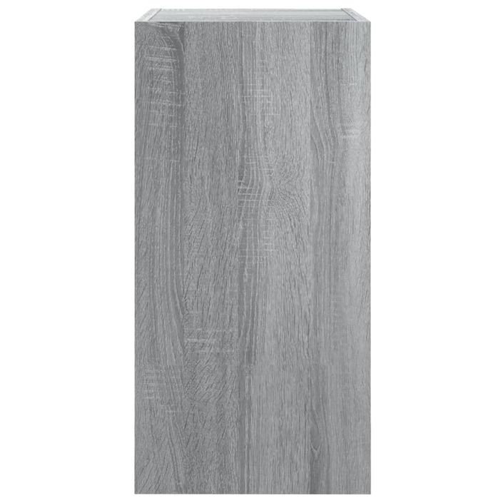 Meubles TV 2 pcs Sonoma gris 30,5x30x60 cm Bois d'ingénierie - Photo n°4