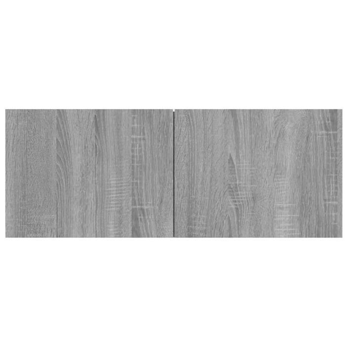 Meubles TV 2 pcs sonoma gris 80x30x30 cm bois d'ingénierie - Photo n°6