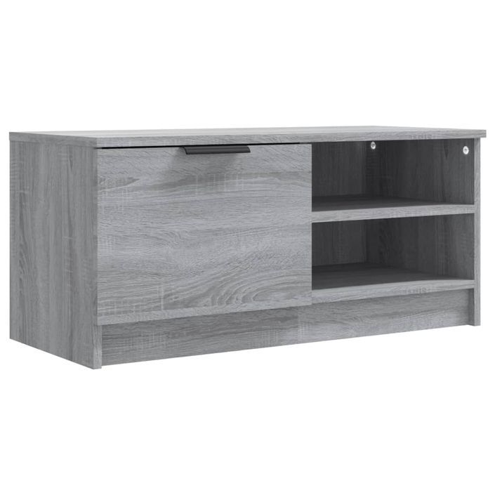 Meubles TV 2 pcs Sonoma gris 80x35x36,5 cm Bois d'ingénierie - Photo n°6