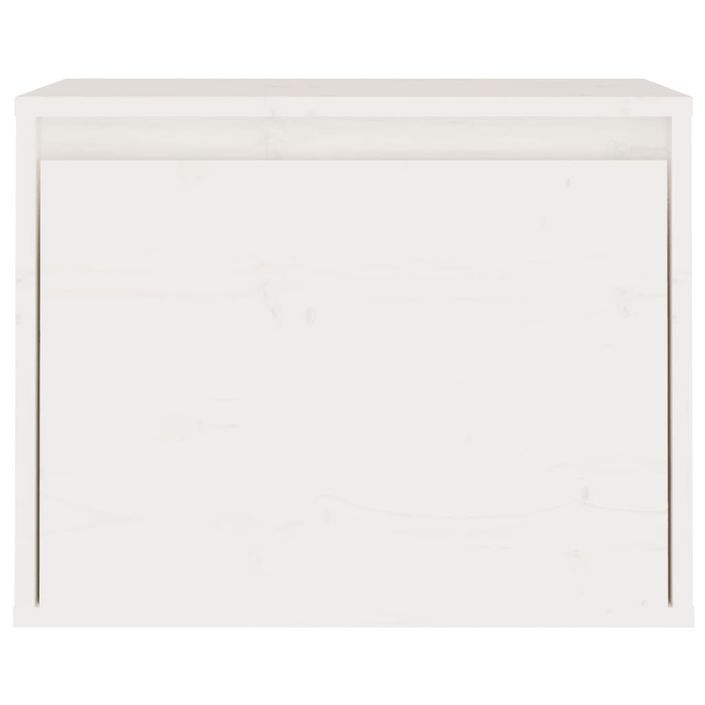 Meubles TV 3 pcs Blanc Bois massif de pin - Photo n°7