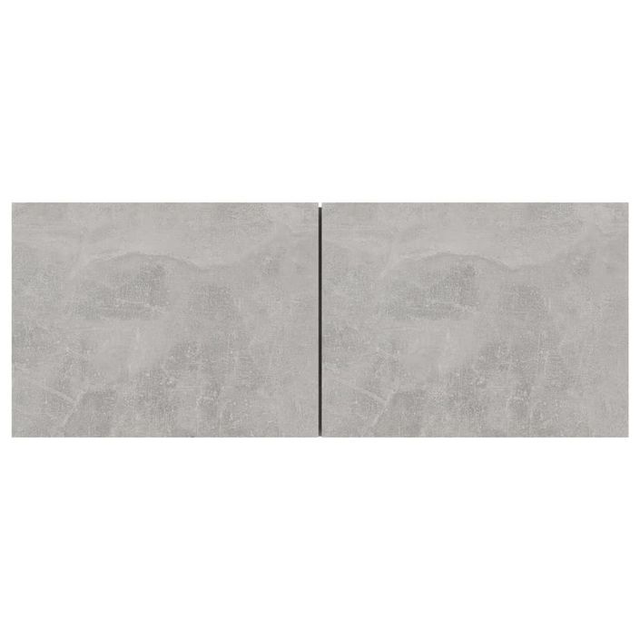 Meubles TV 3 pcs Gris béton 2 - Photo n°5