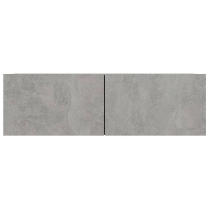 Meubles TV 4 pcs Gris béton 100x30x30 cm Bois d'ingénierie - Photo n°6