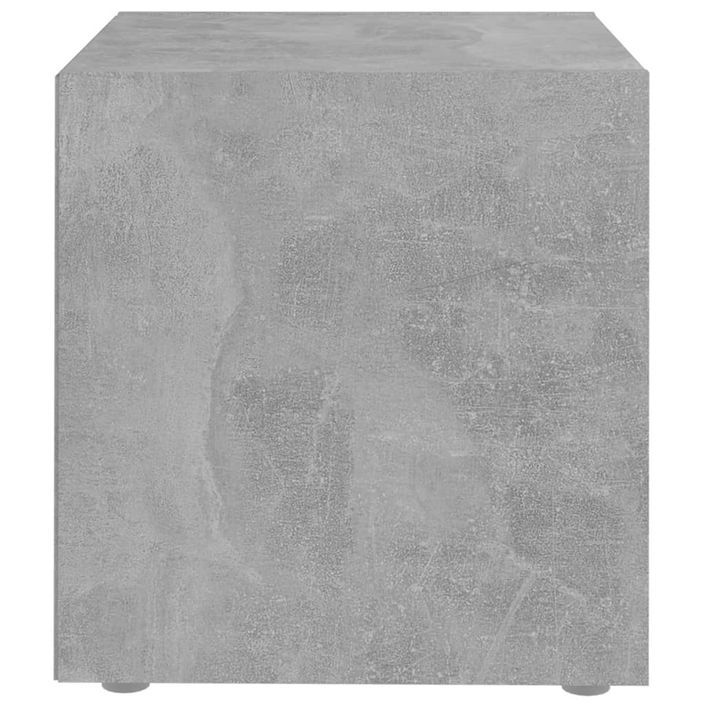 Meubles TV 4 pcs Gris béton 37x35x37 cm - Photo n°7