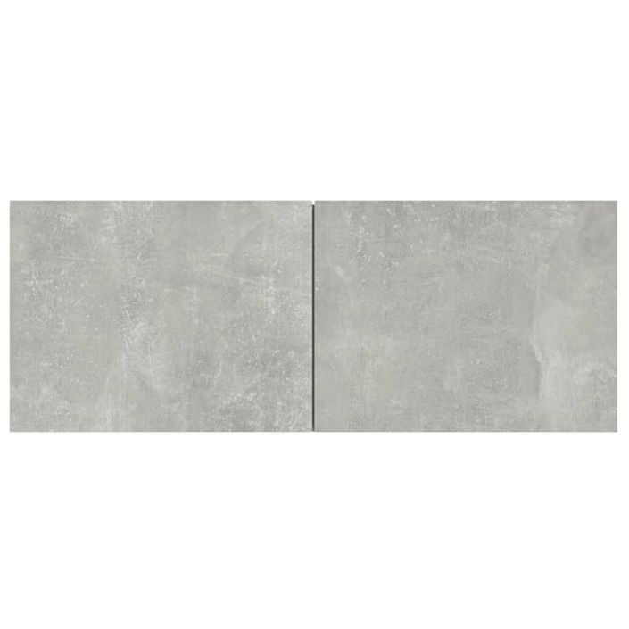 Meubles TV 4 pcs Gris béton 80x30x30 cm Bois d'ingénierie - Photo n°8