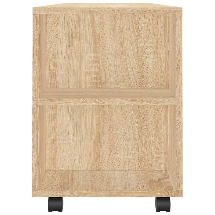 Meubles TV chêne sonoma 102x34,5x43 cm bois d'ingénierie - Photo n°7