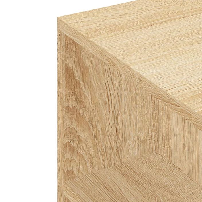 Meubles TV chêne sonoma 102x34,5x43 cm bois d'ingénierie - Photo n°9