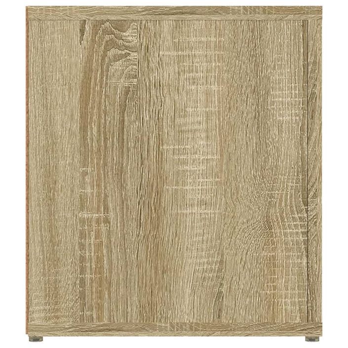 Meubles TV Chêne sonoma 80x31,5x36 cm Bois d'ingénierie - Photo n°7