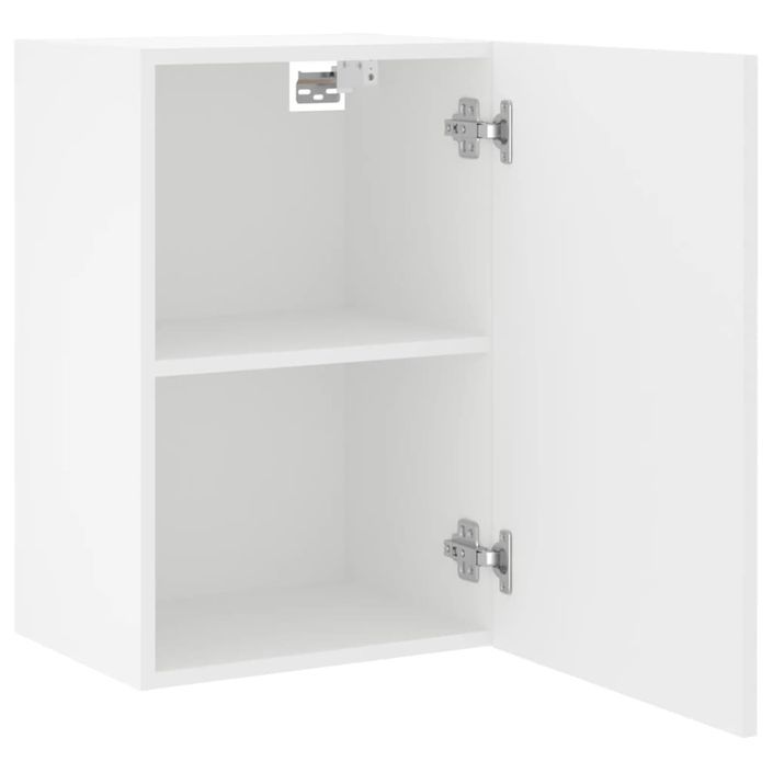 Meubles TV muraux 2 pcs blanc 40,5x30x60 cm bois d'ingénierie - Photo n°6